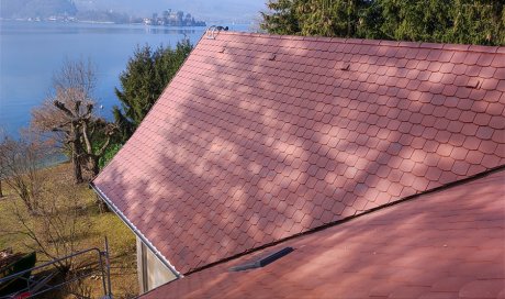 Rénovation complète couverture zinguerie à Talloires